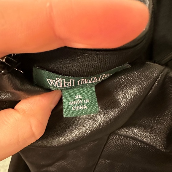 Faux Leather Mini Dress - Picture 3 of 3